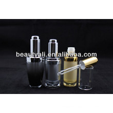 15ml 30ml plastic cosmetic dropper acrylic bottles